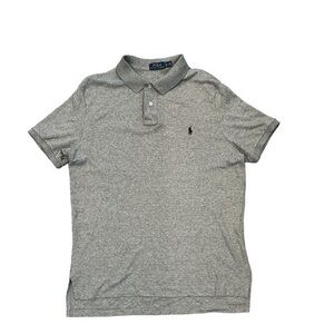 Polo Ralph Lauren Men's Short Sleeve Classic Fit Polo Shirt, Gray , Size XL